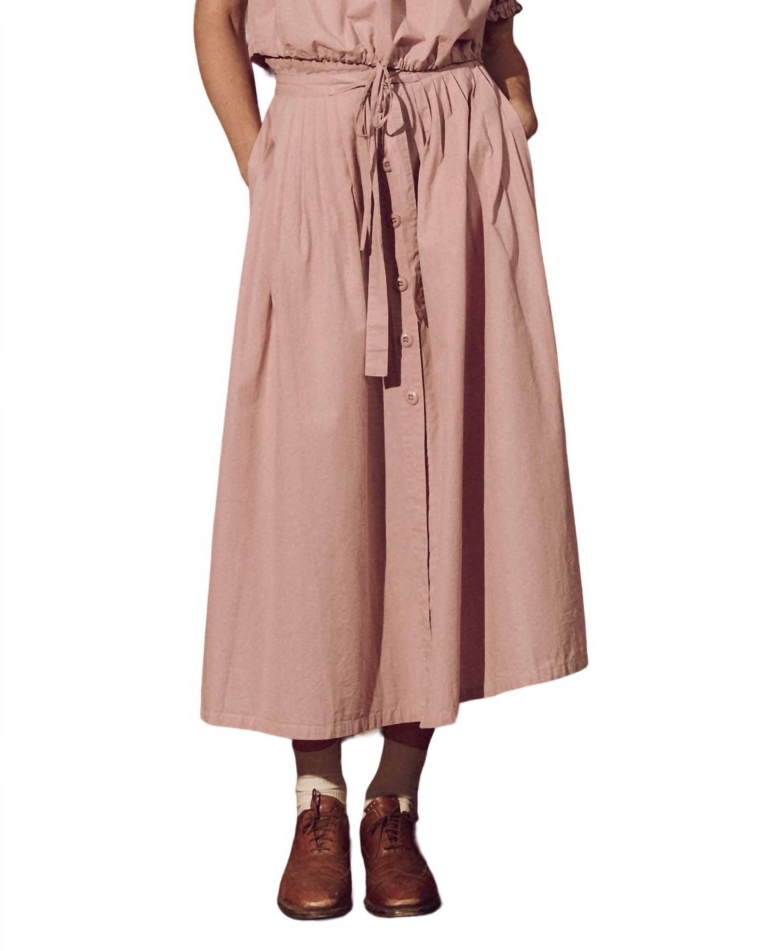 the treeline skirt in lilac blossom