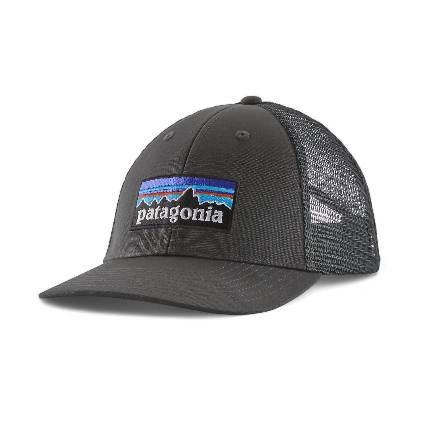 p-6 logo lopro trucker hat in forge grey