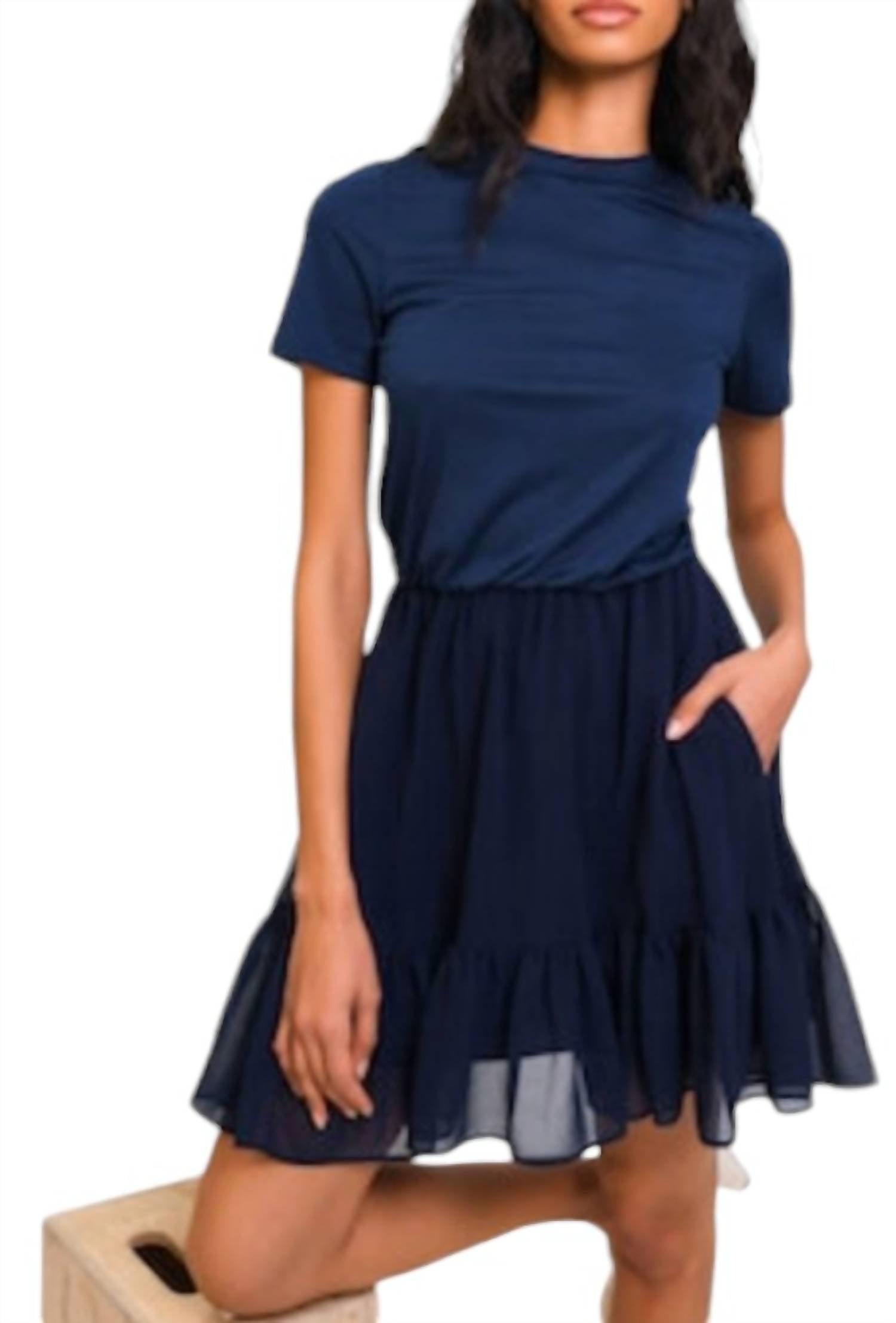 alias dress in navy