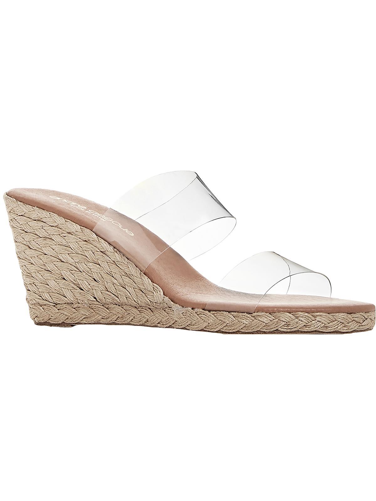 anfisa womens padded insole slip on wedge sandals