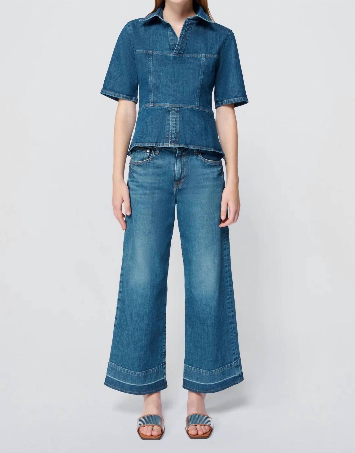 jude wide leg jeans in denim