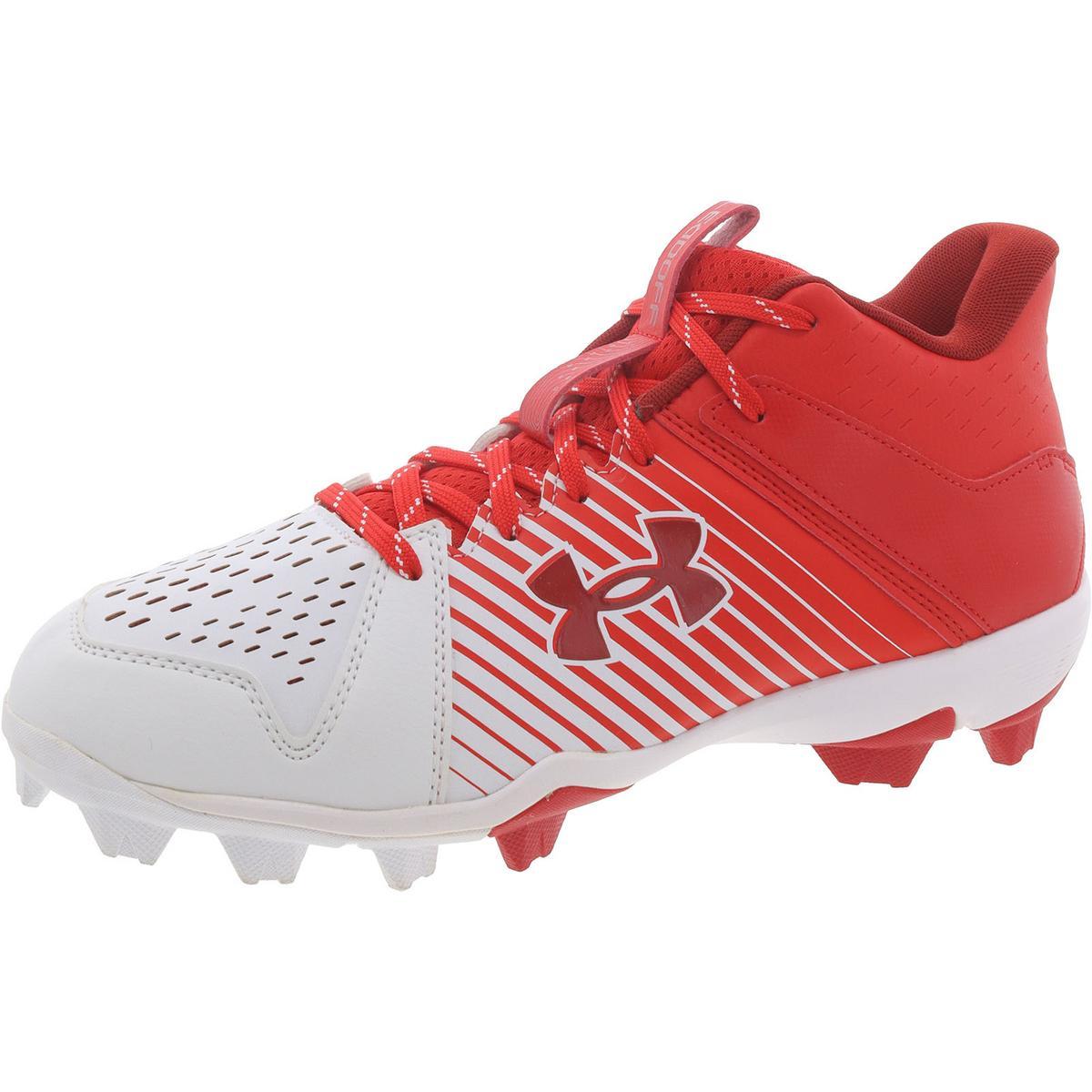 leadoff mid rm mens leather cleat baseball shoes