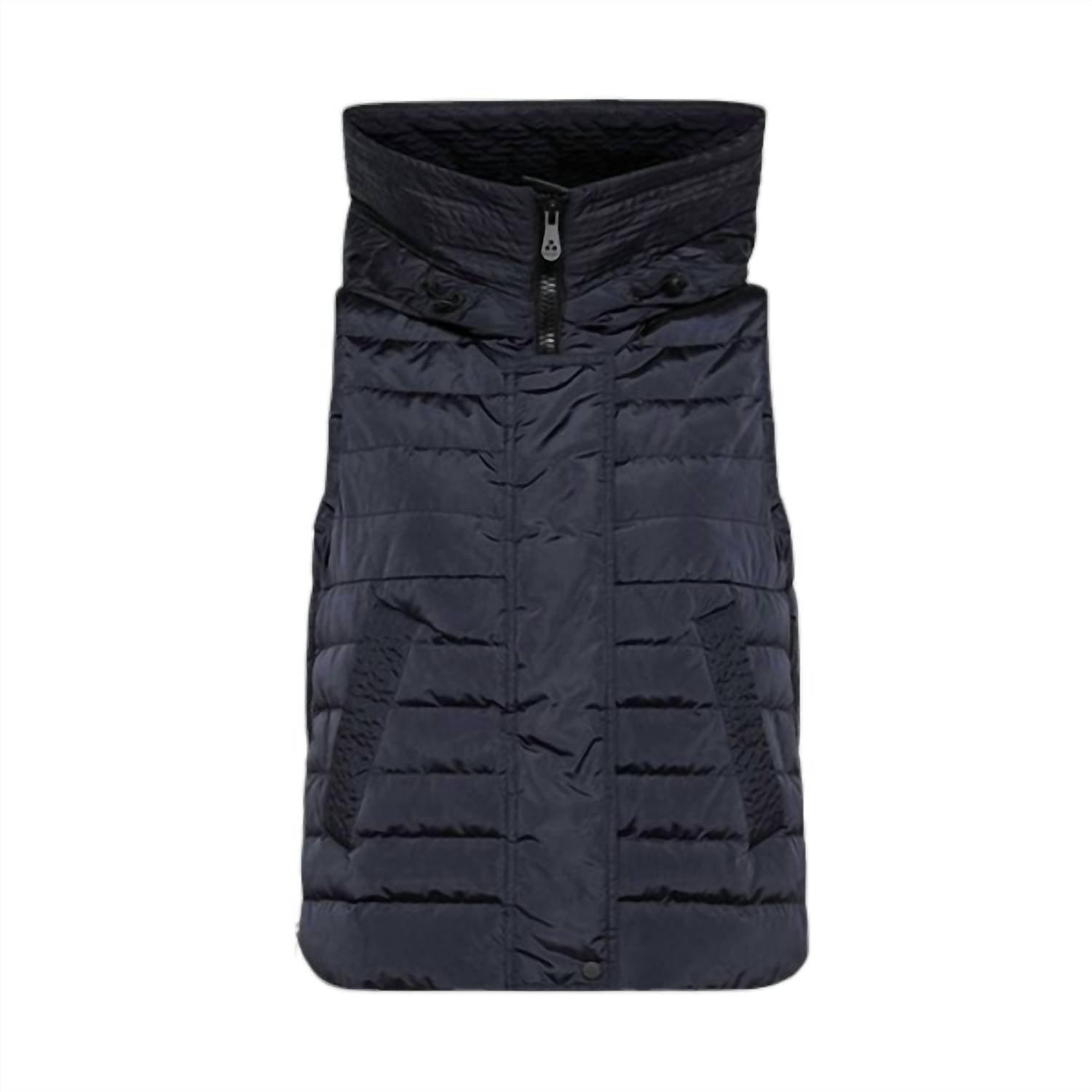 women's takan vest in navy