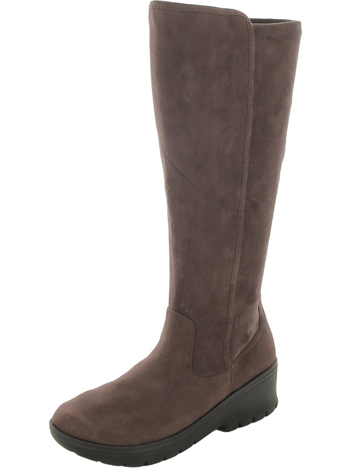 brandy  womens tall pull on knee-high boots