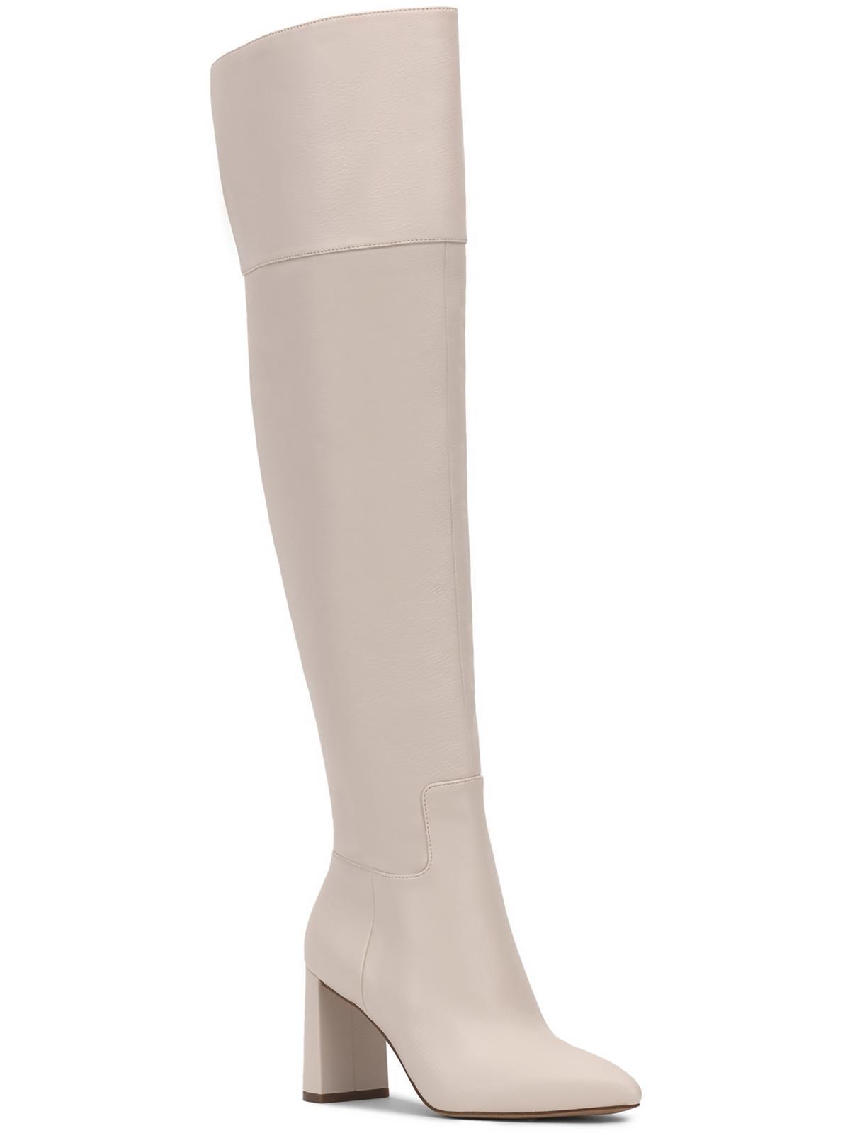 akemi womens faux suede pointed over-the-knee boots