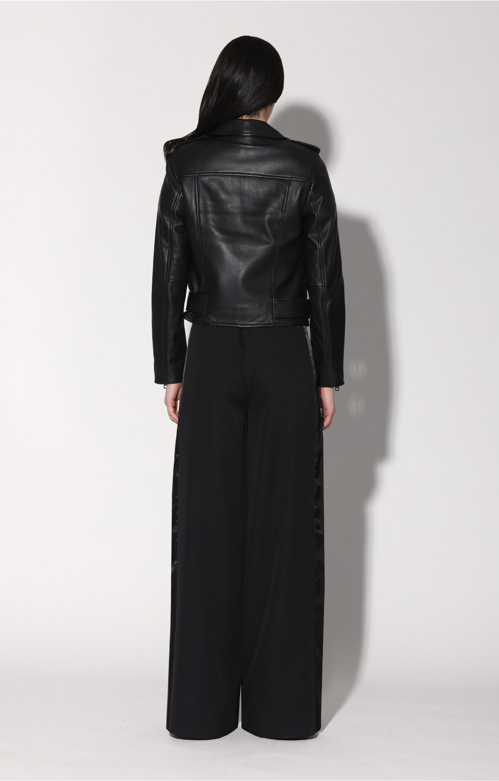 allison jacket, black - leather