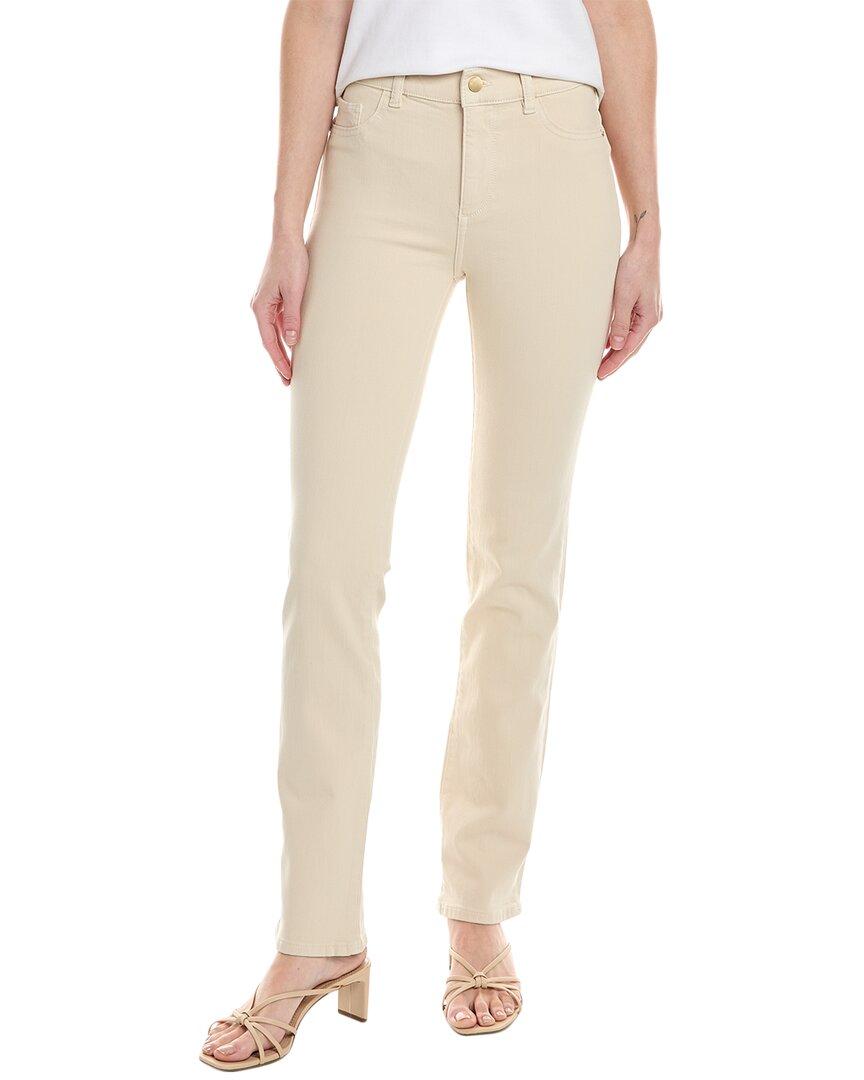 mara straight mid-rise parchment instasculpt jean