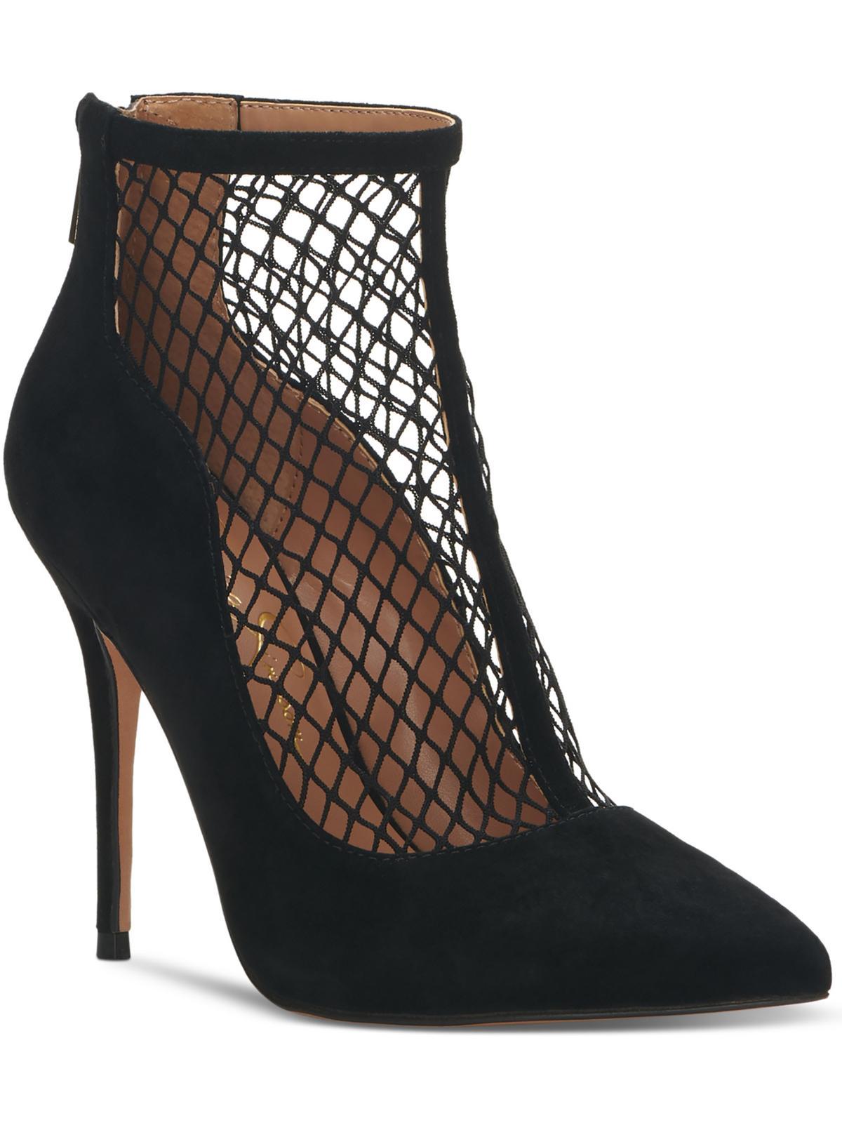 wicasa womens fishnet back zip pumps