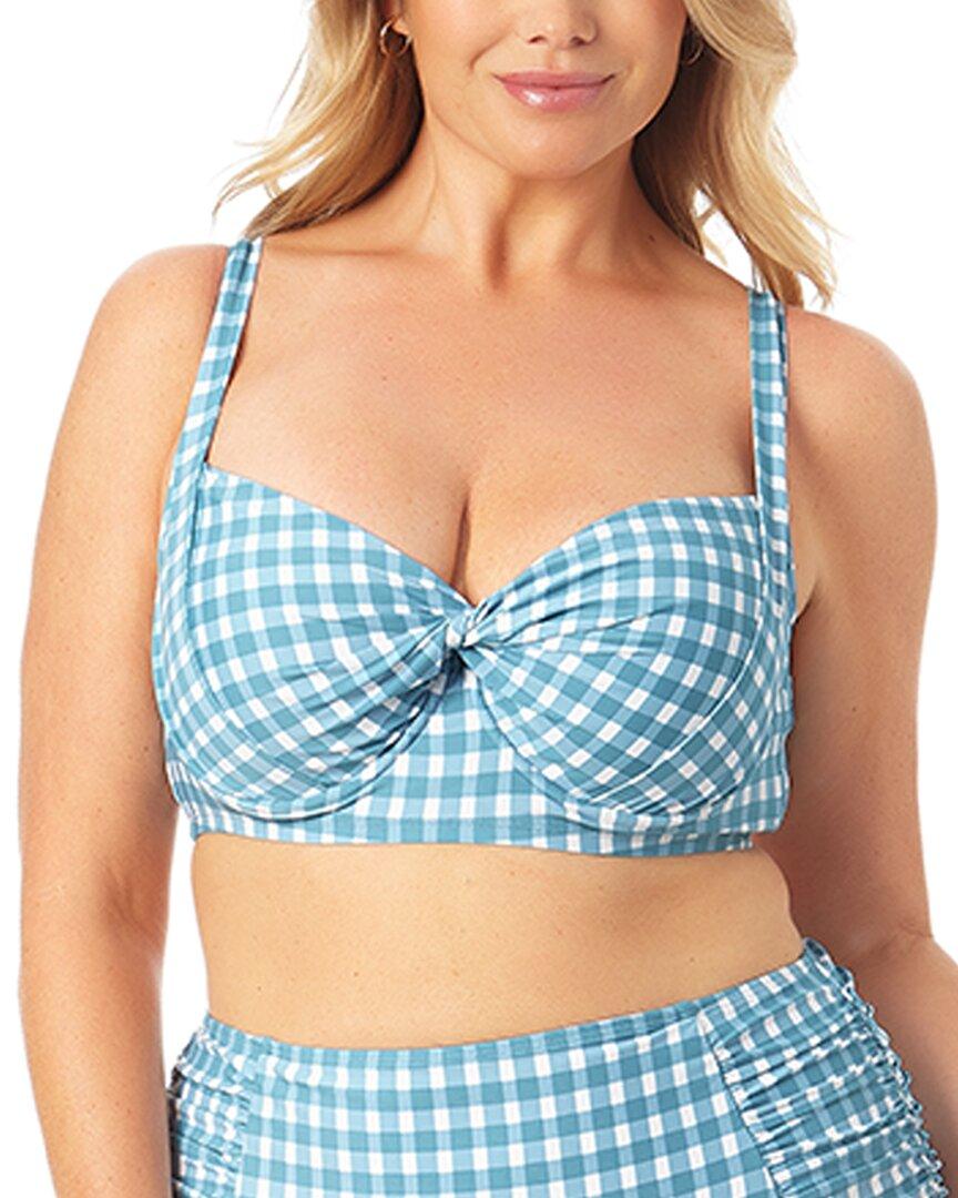 retro twist underwire top