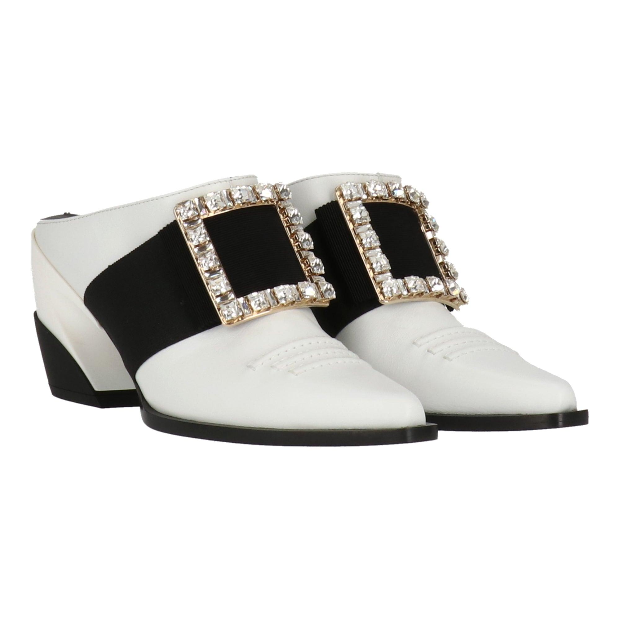 womens white mule