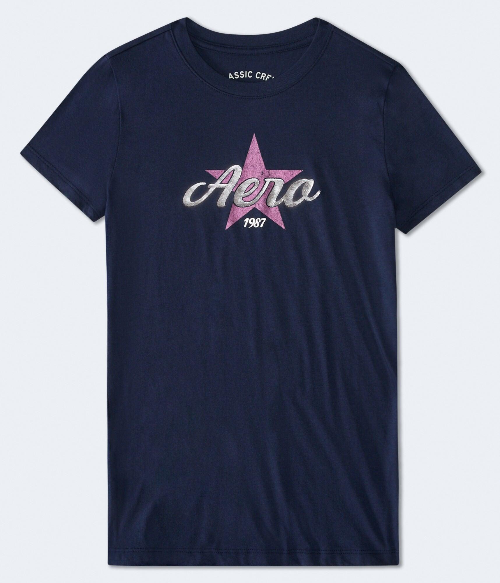 1987 star foil graphic tee