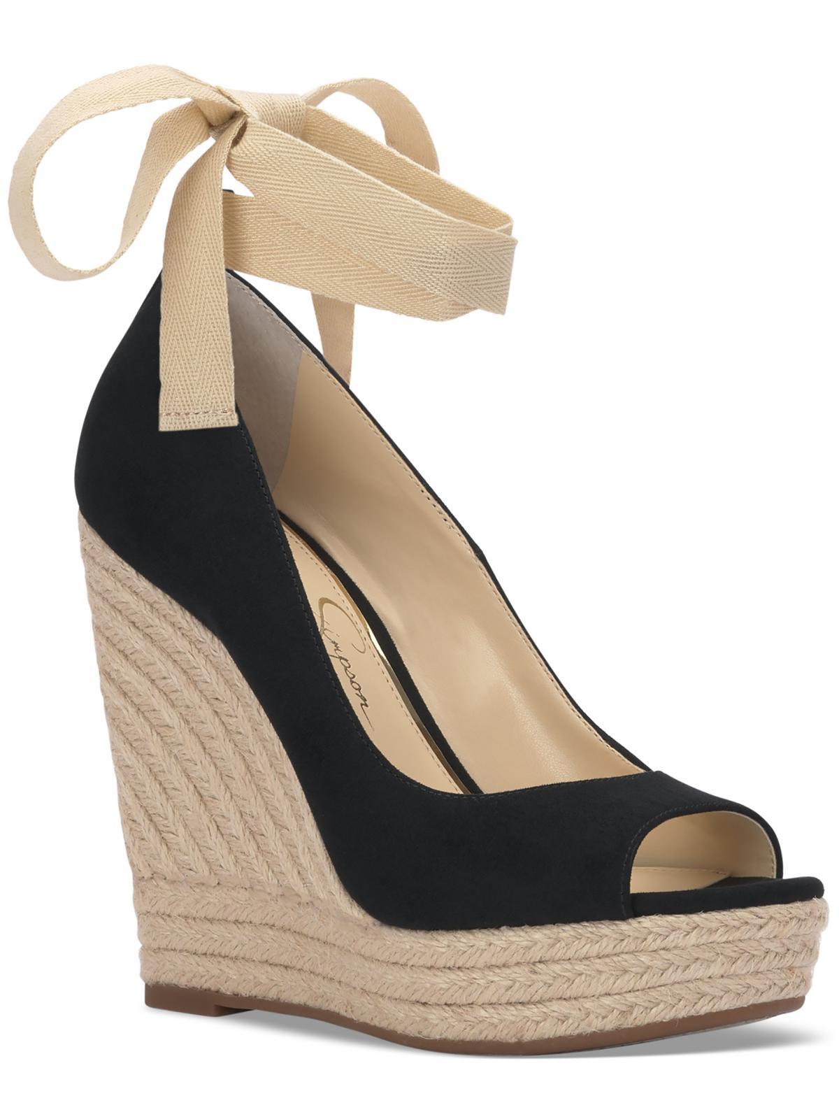 zavida womens wedge ankle strap espadrilles