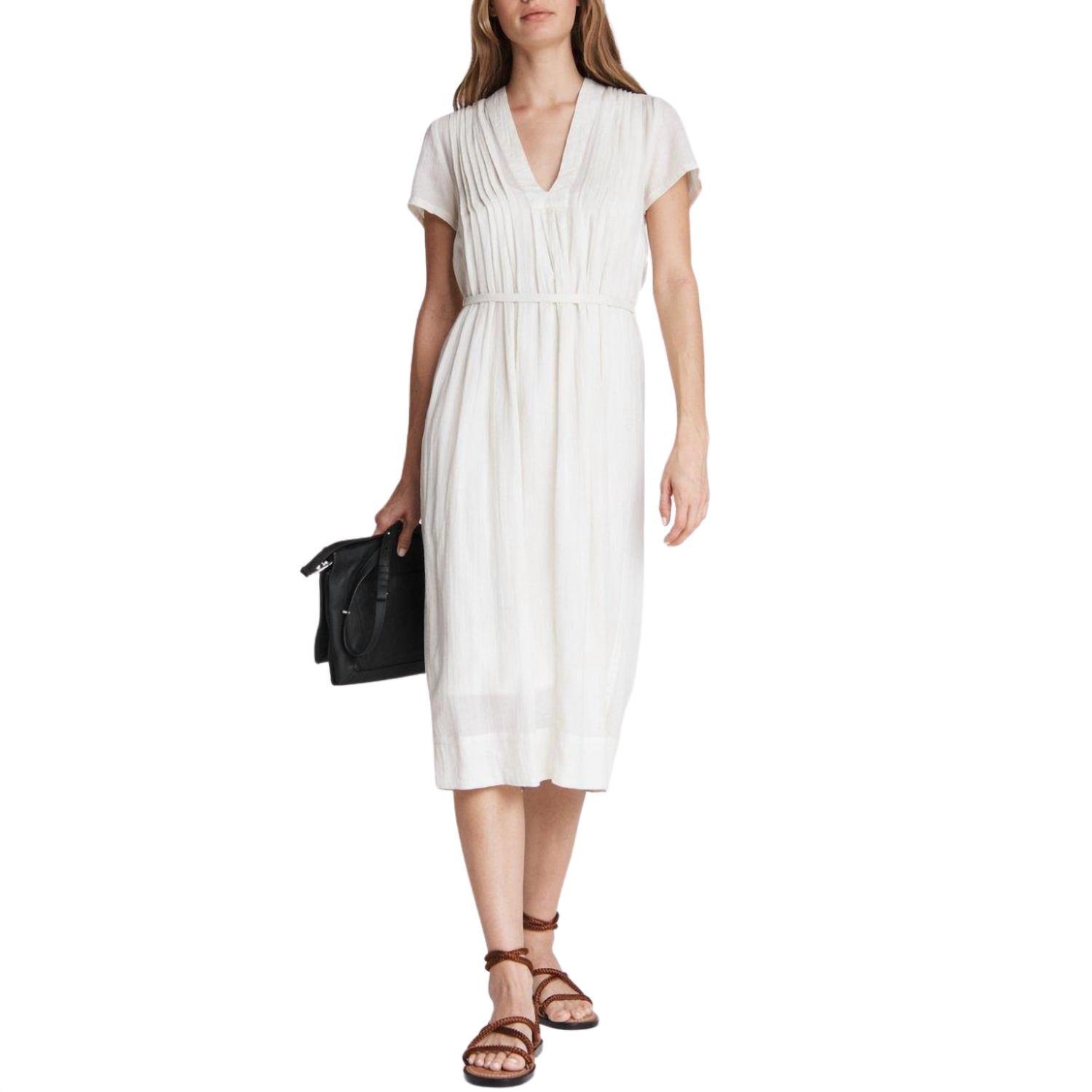 sachi midi dress in light dove