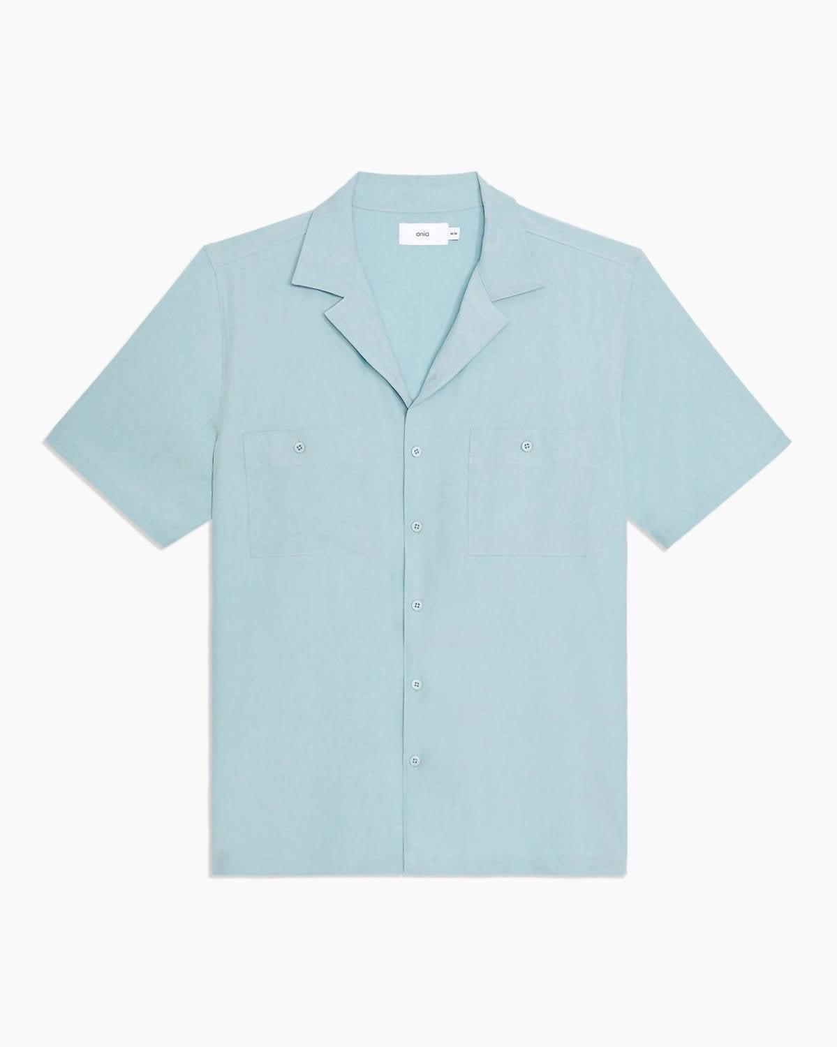 men versatility camp shirt in hazy cloud