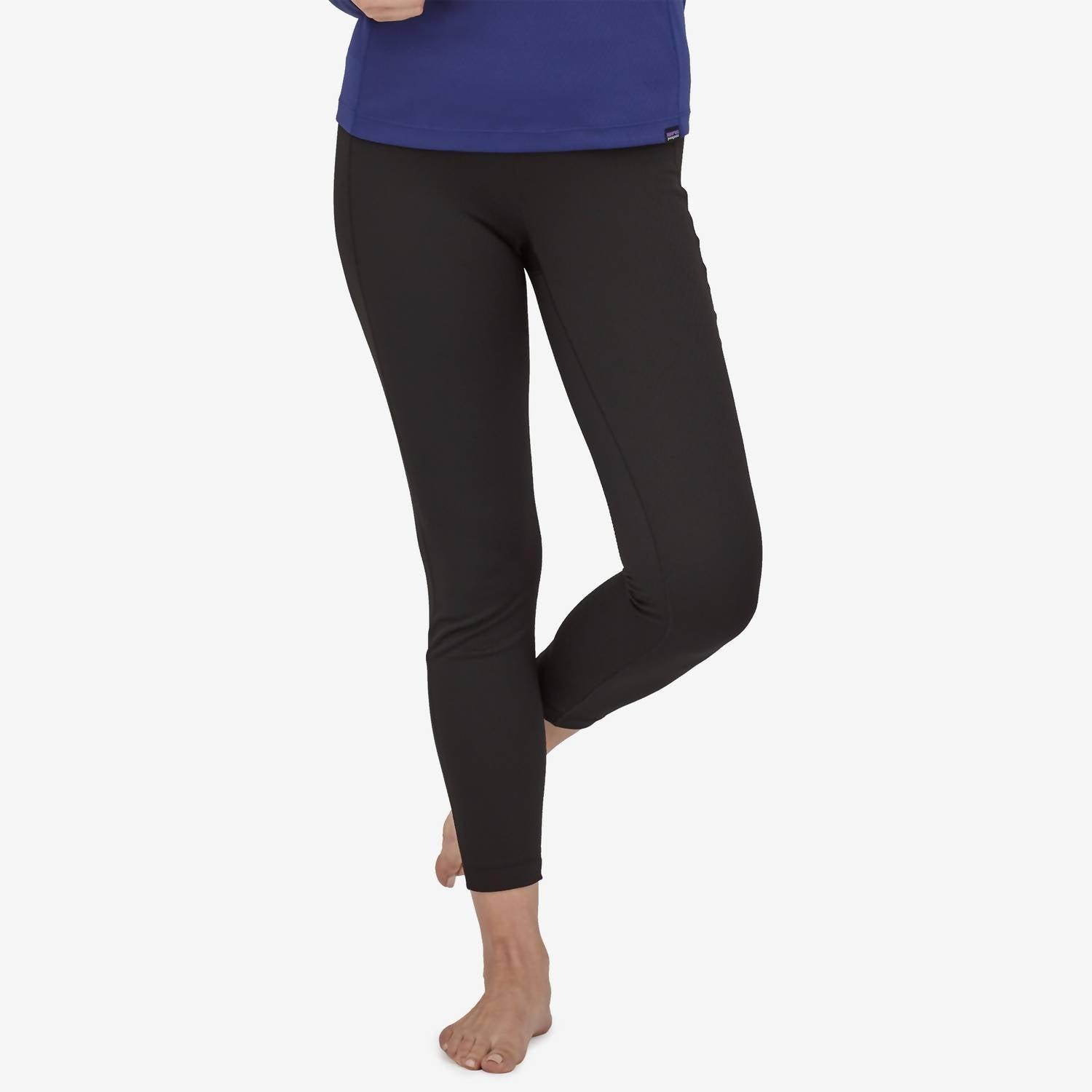 midweight capilene bottom leggings in black