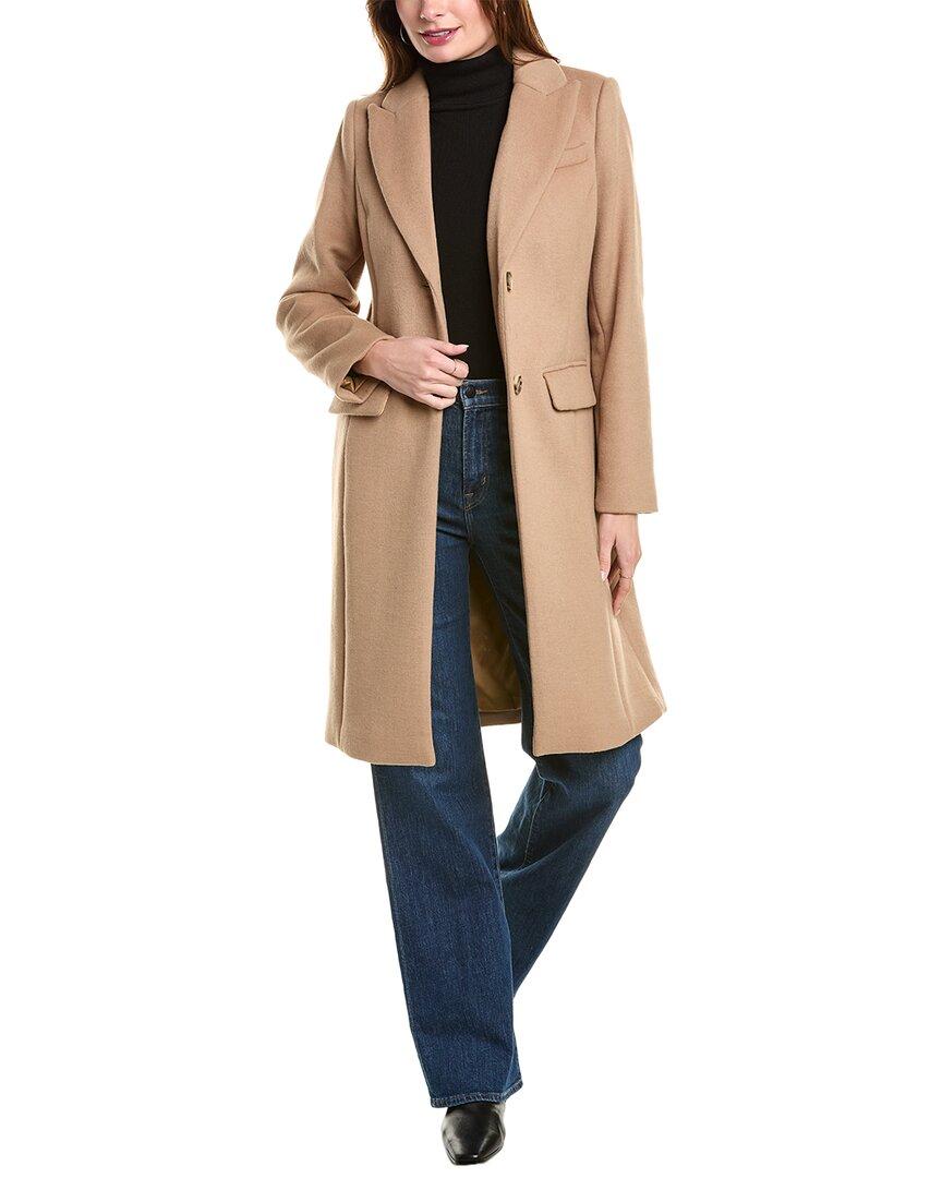 wool-blend coat