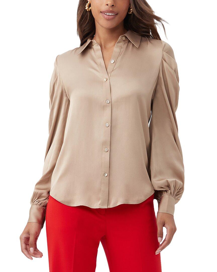 Trina Turk Bashira Silk-Blend Top