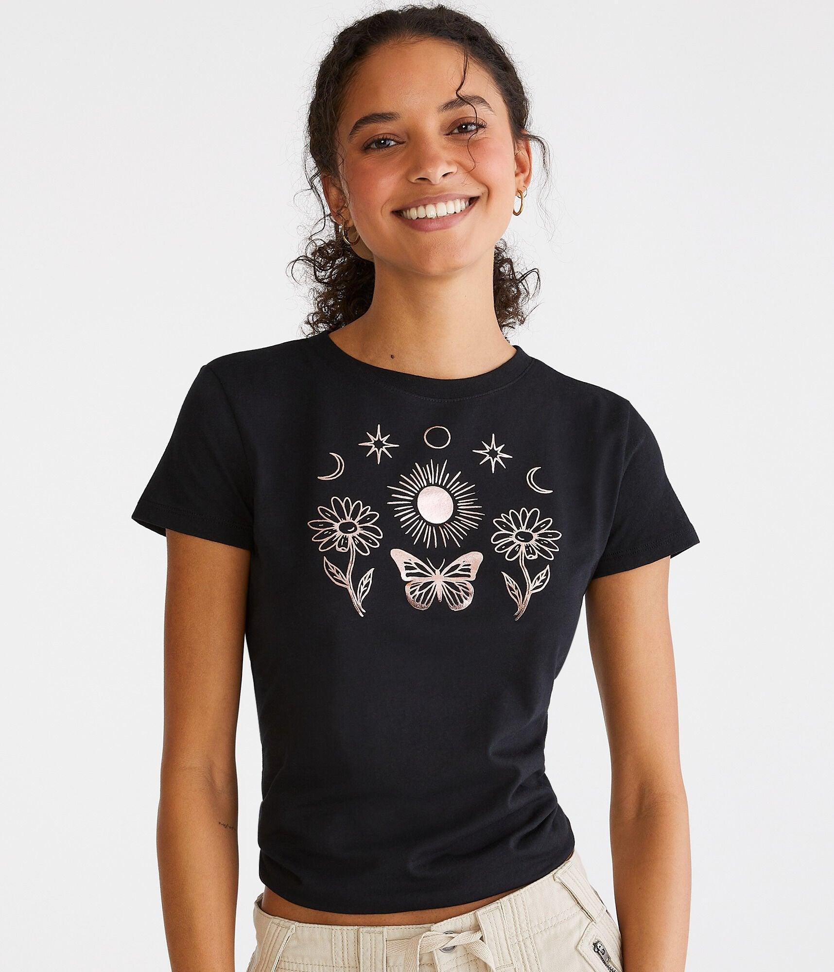 celestial nature graphic tee