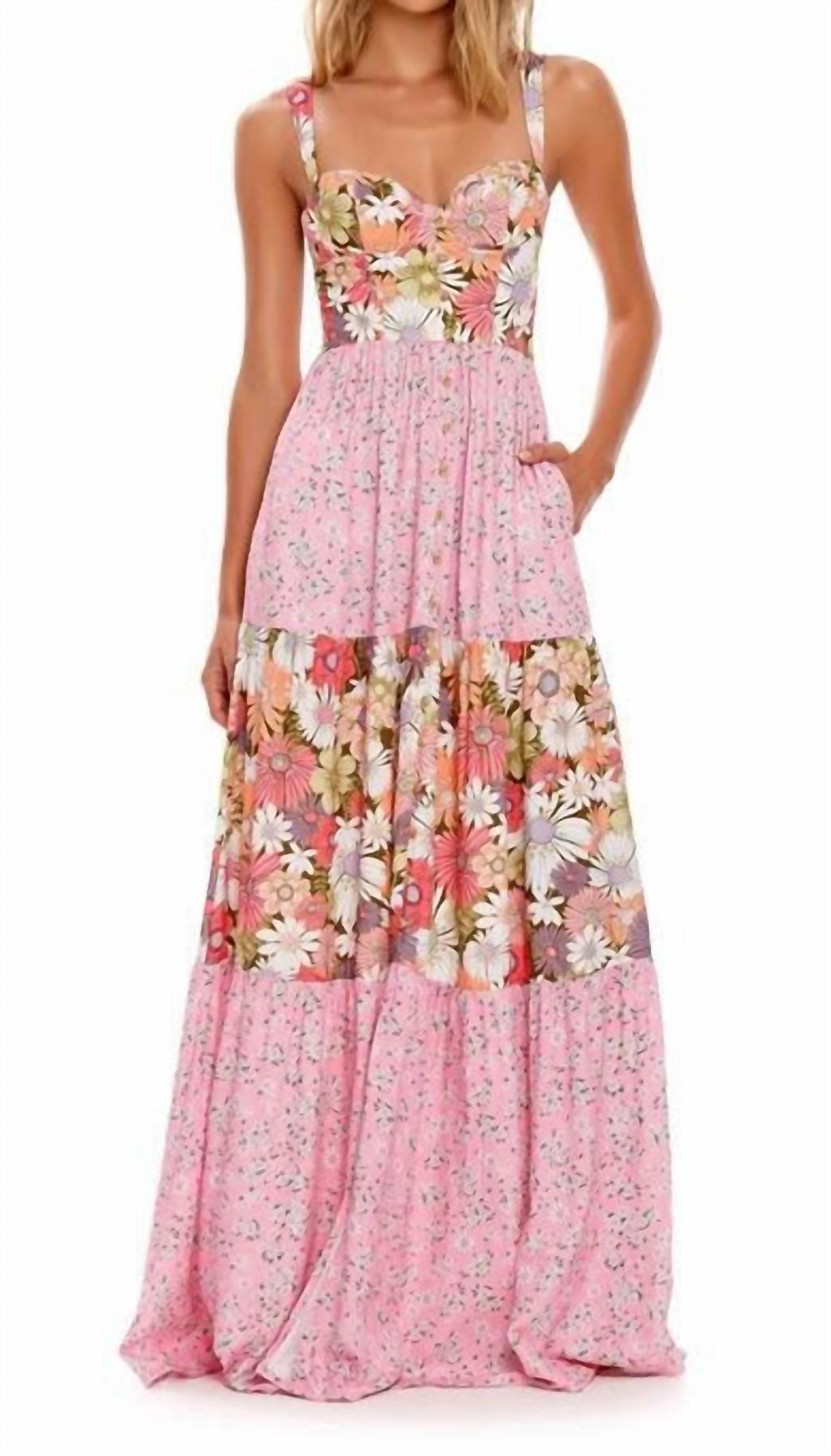 java alaina dress in pink