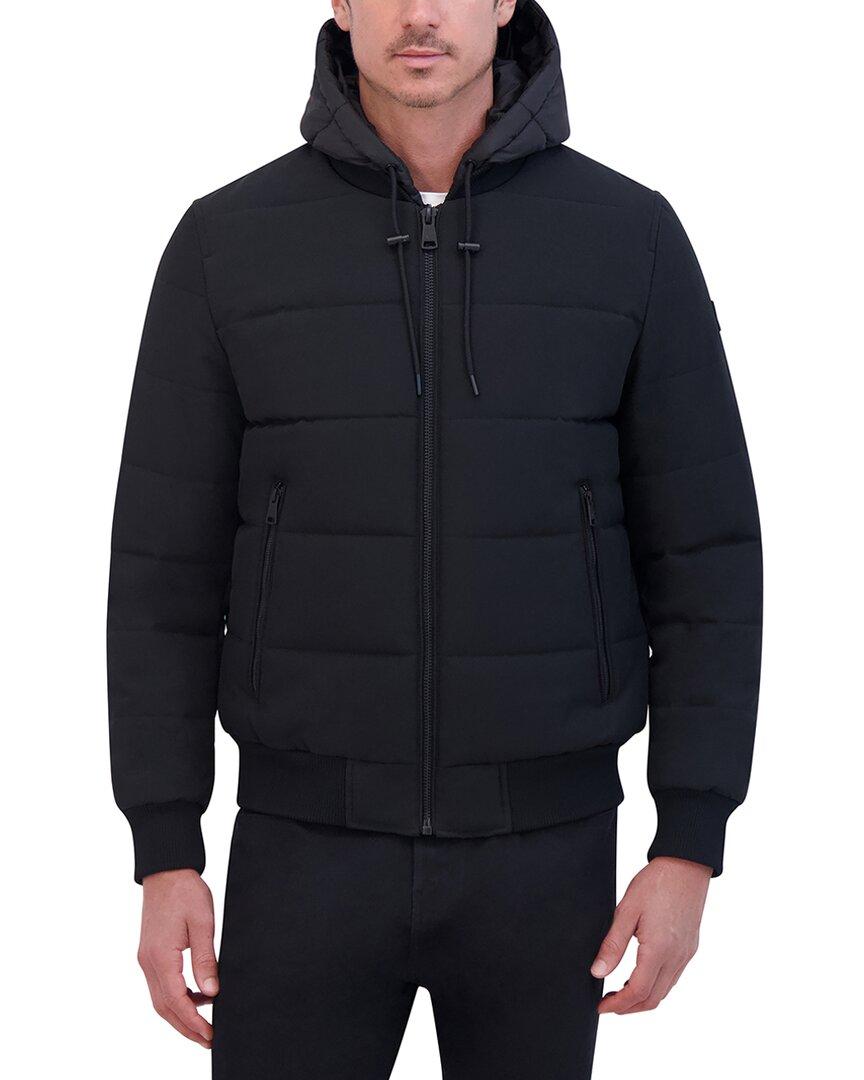 Men's Oxford Hooded Bomber Jacket