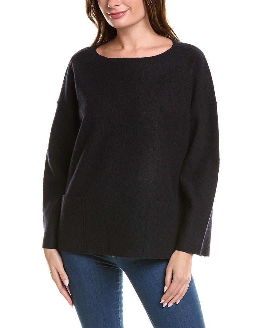 bateau neck wool box top