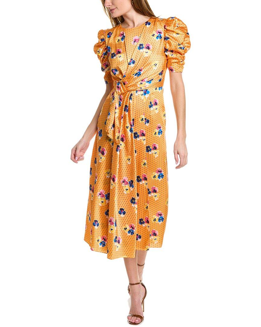 Carolina Herrera Knot Midi Dress