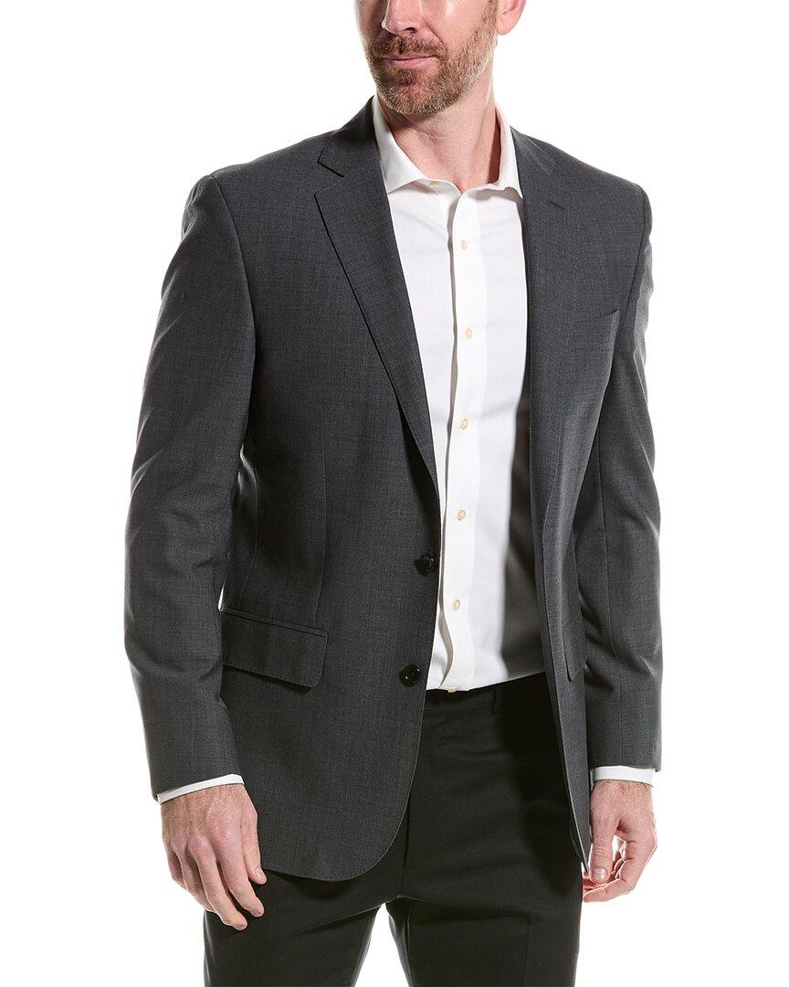 classic fit wool-blend suit jacket