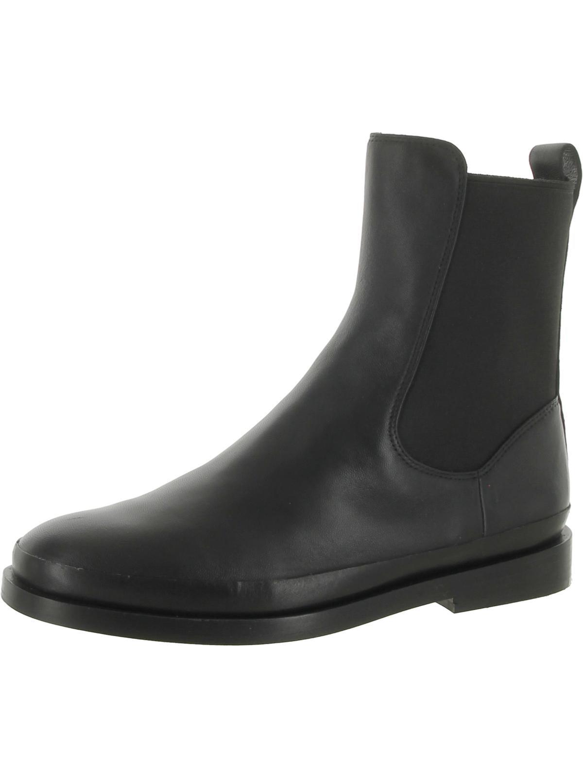 cecyl womens leather pull on chelsea boots