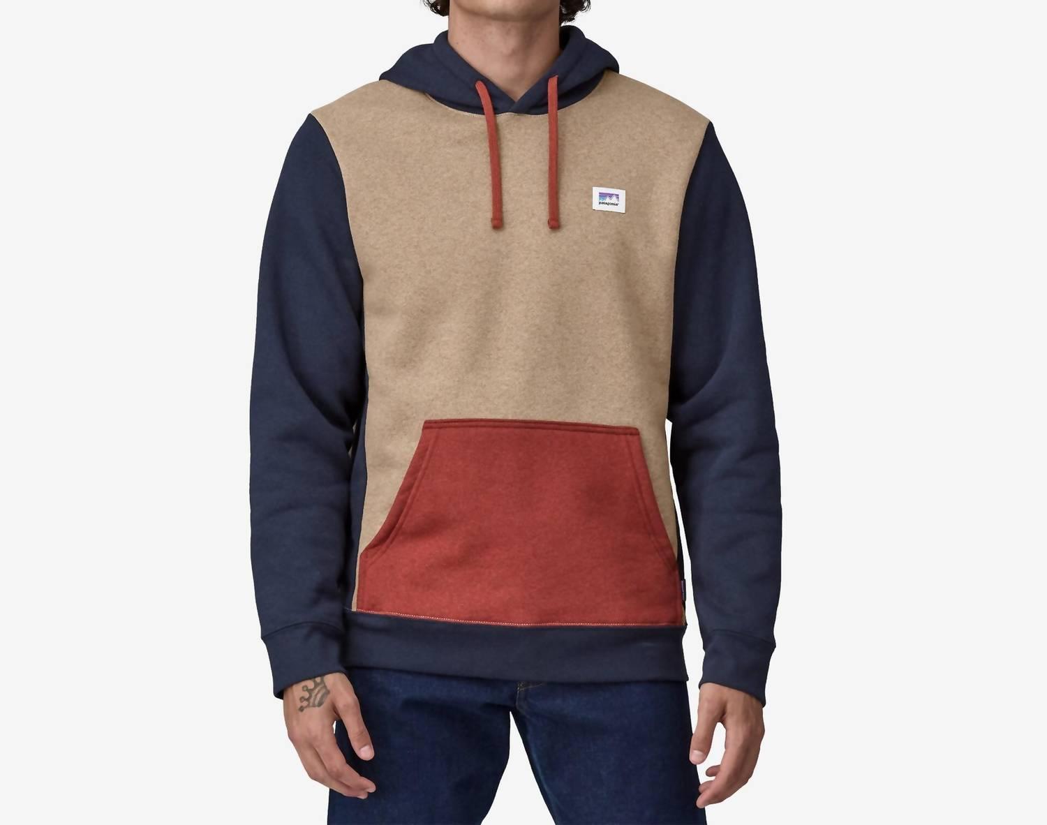 shop sticker uprisal hoody in grayling brown