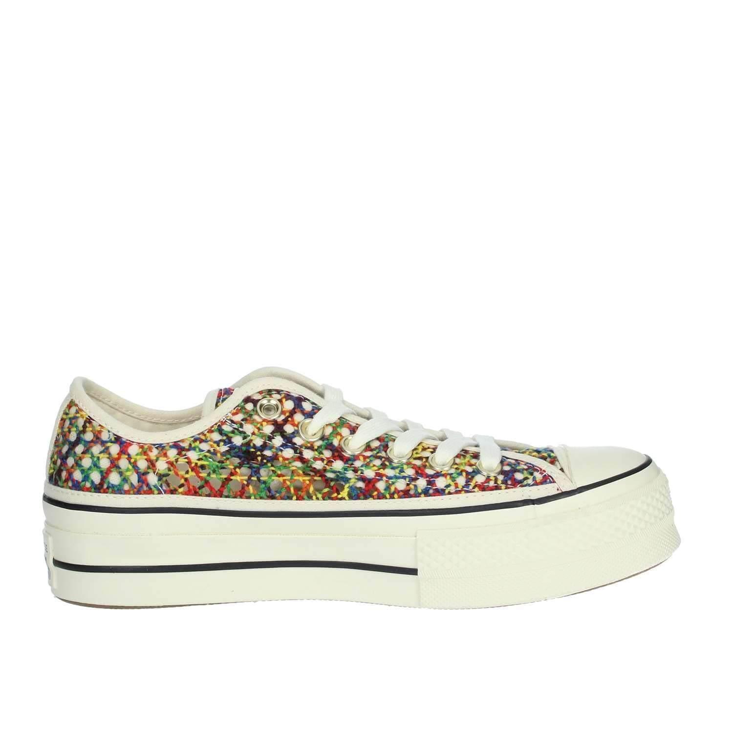 chuck taylor all star ladies multicolor platform sneakers