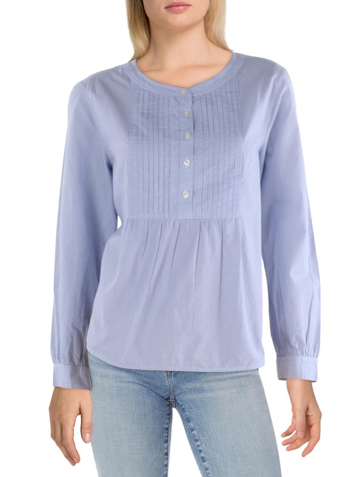 womens pintuck striped blouse