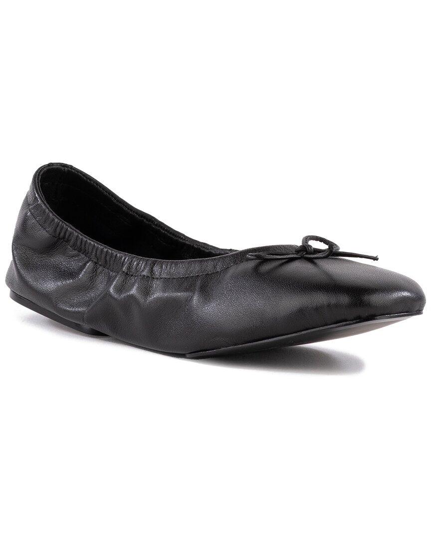 breathless leather flat