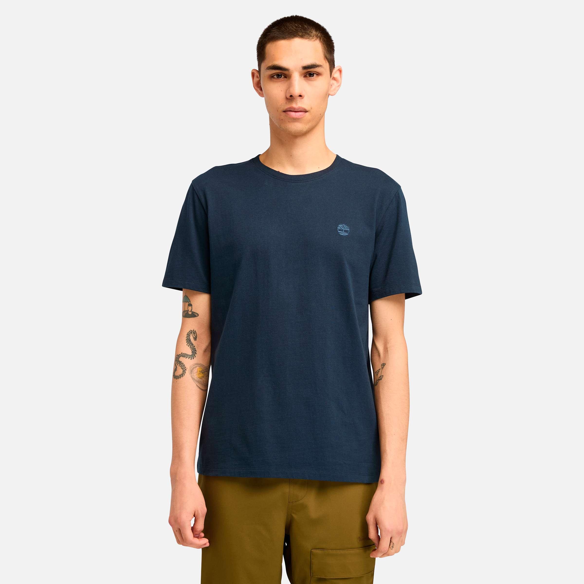 men's oyster river us chest logo short sleeve t-shirt