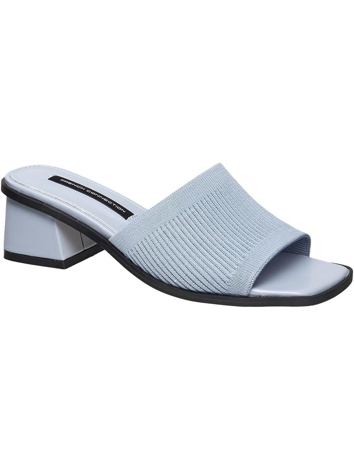 womens knit slip-on slide sandals