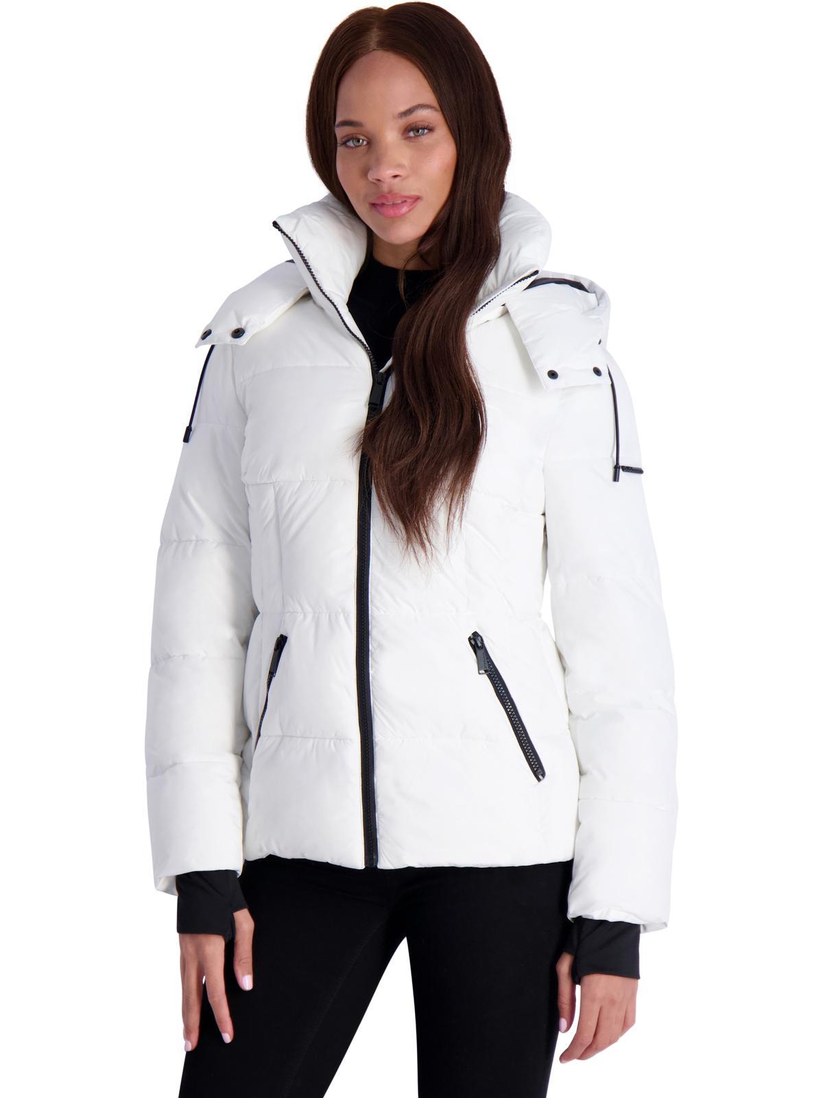 womens quilted insulated puffer jacket