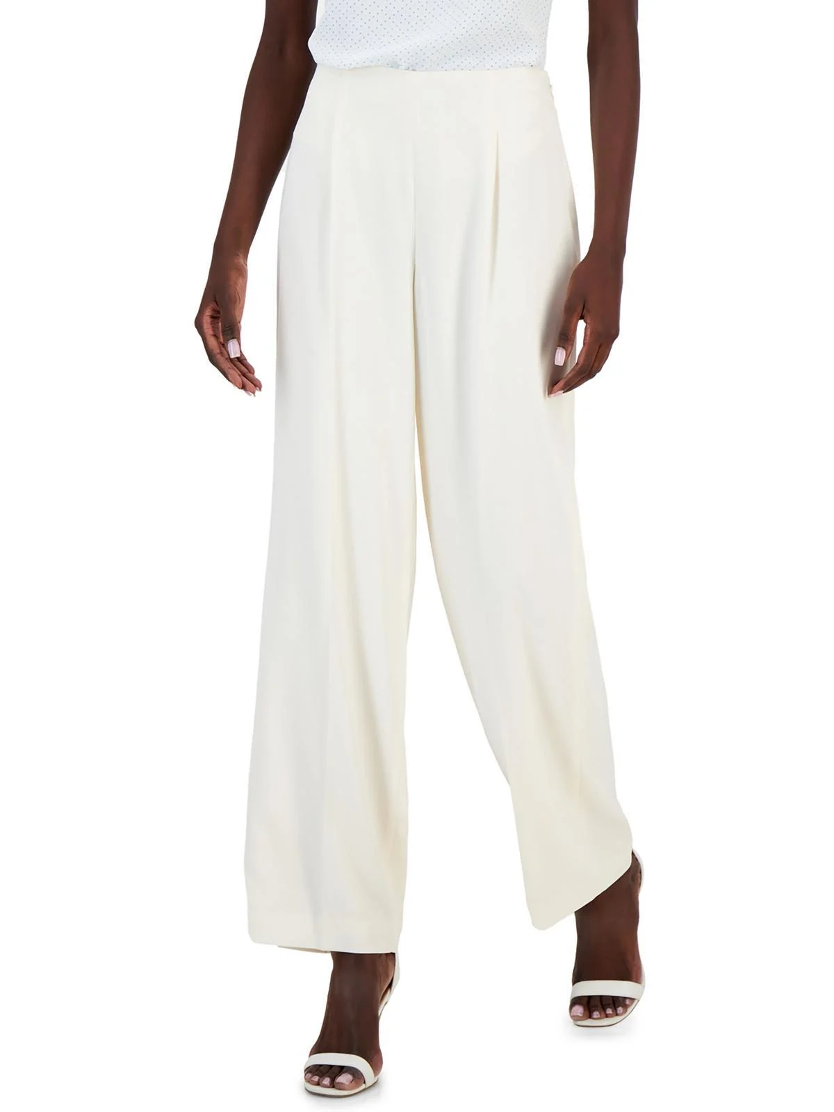 womens high rise wide leg wide leg pants