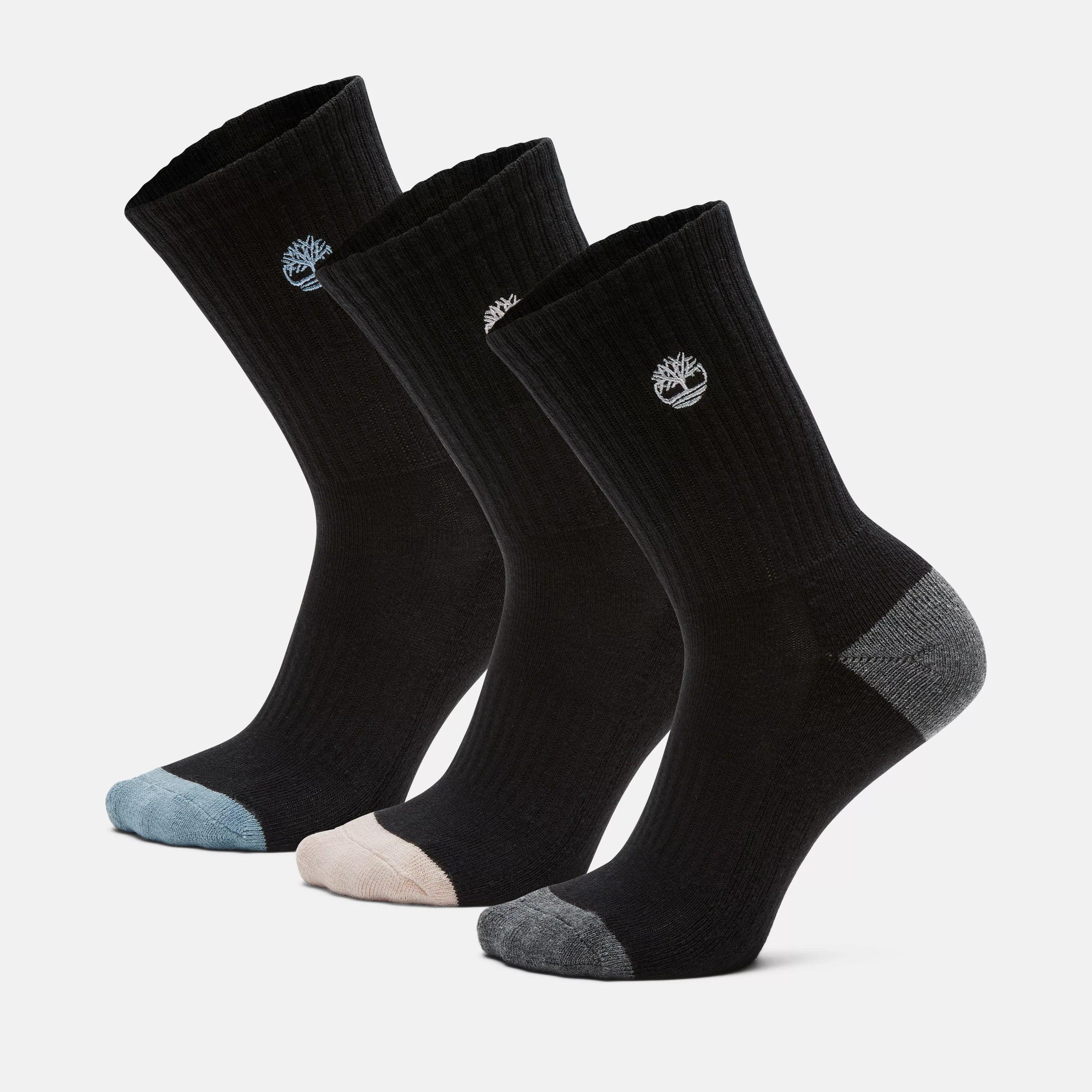 women's sagamore beach 3-pack half-cushioned crew socks