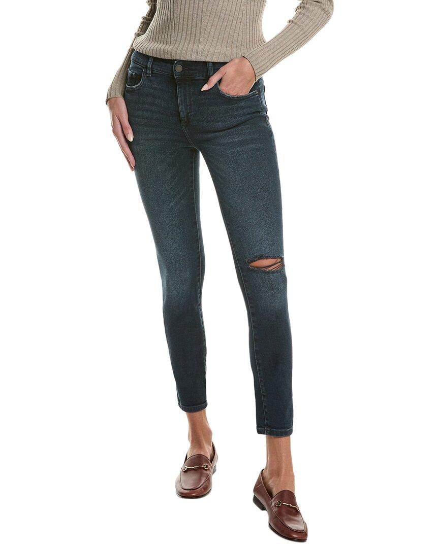 florence skinny dark creek busted mid-rise instasculpt ankle cut jean