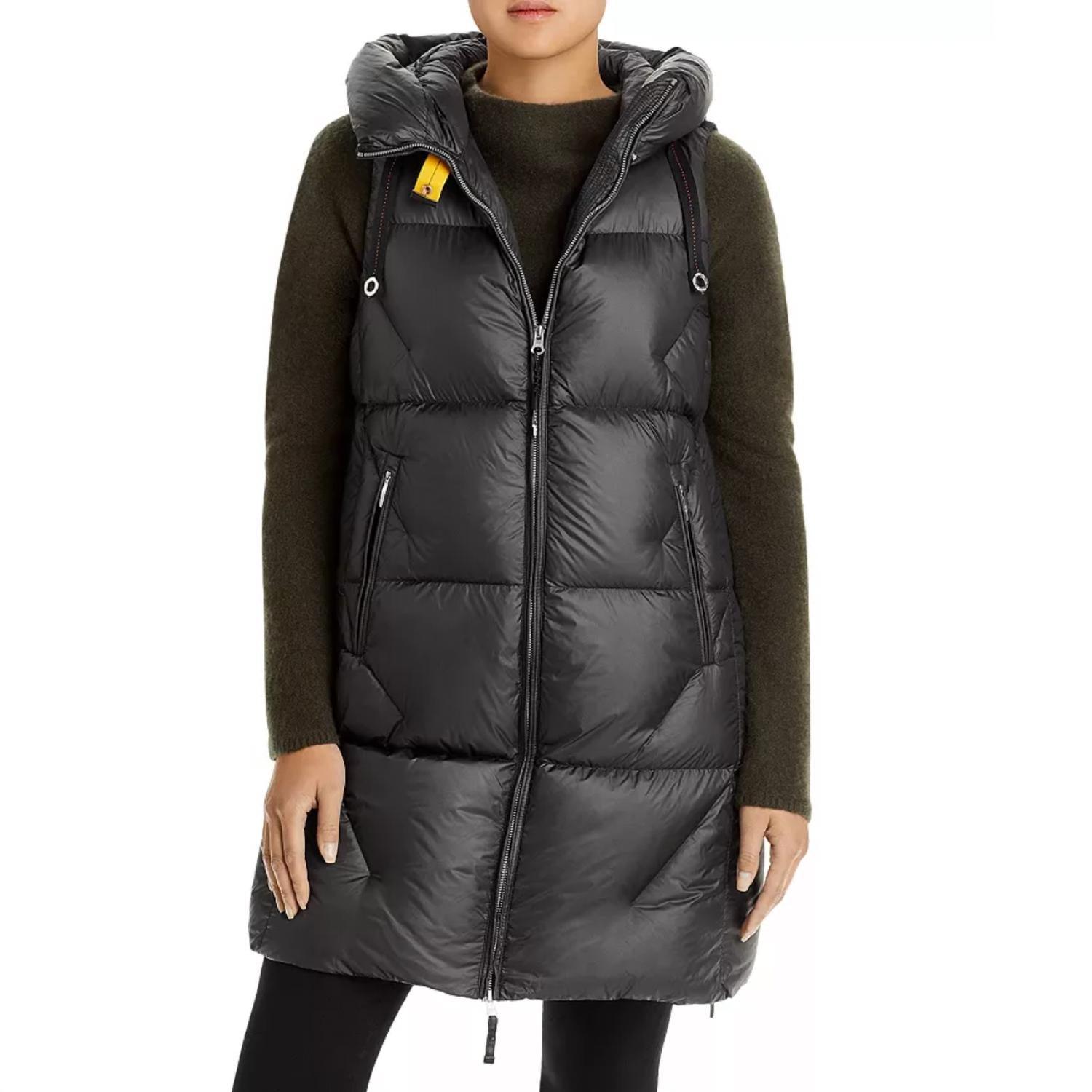 zuly oversized puffer vest in pencil