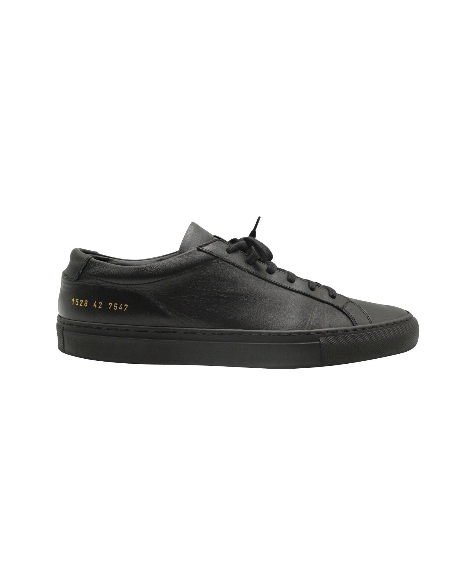 achilles low sneakers in black leather