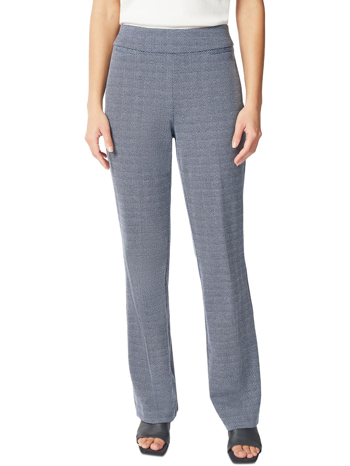 womens herringbone pull on bootcut pants