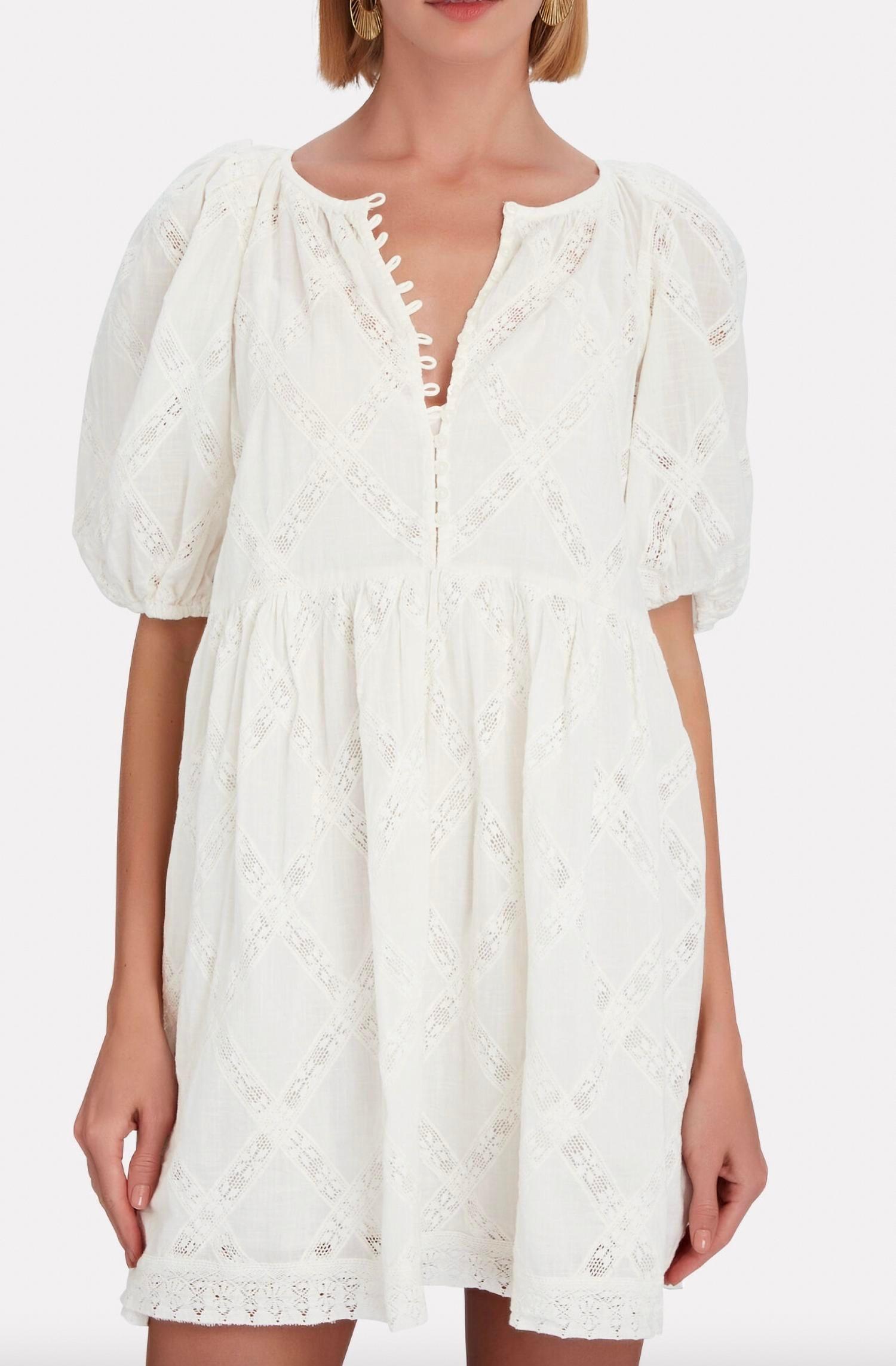 the pathway dress in white