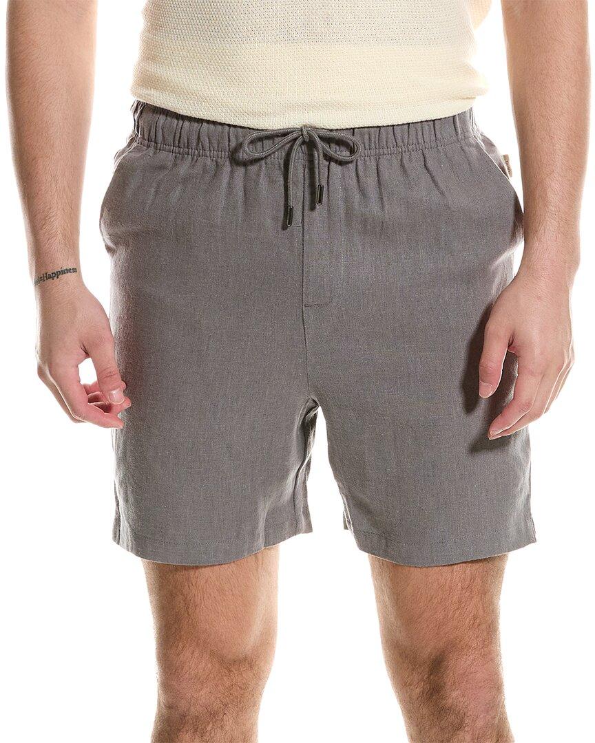 linen-blend short