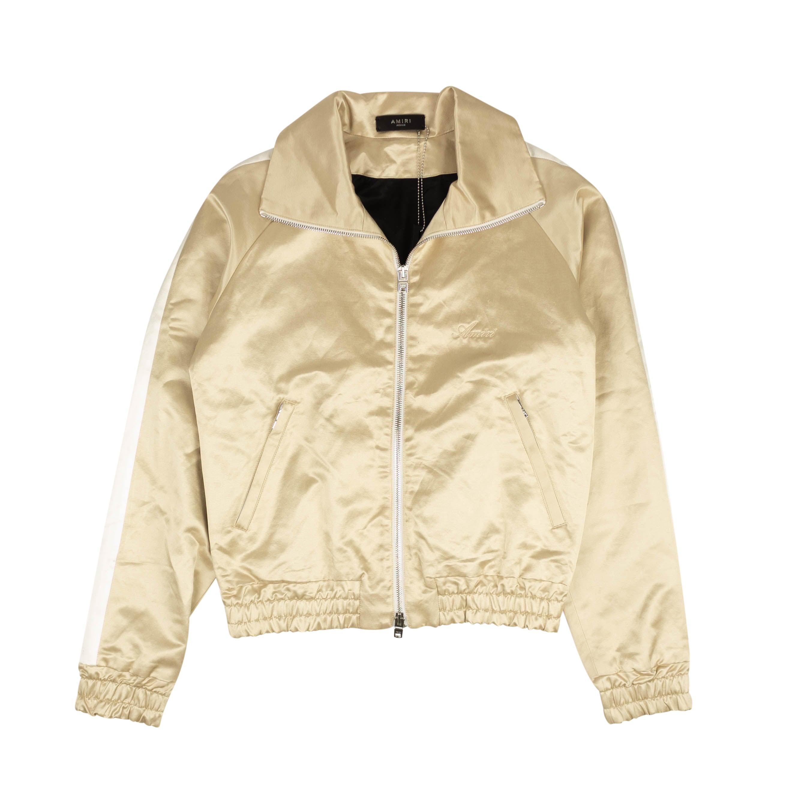 zip track jacket - champagne