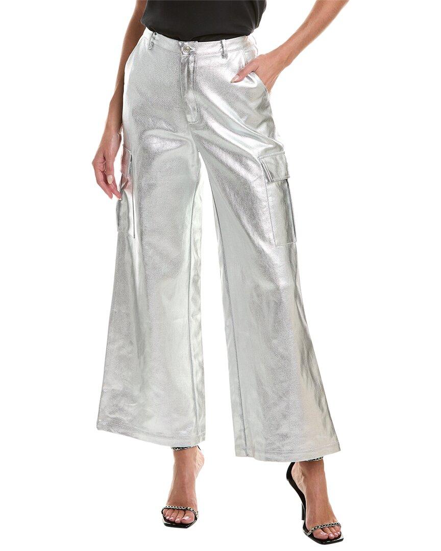 metallic cargo pant