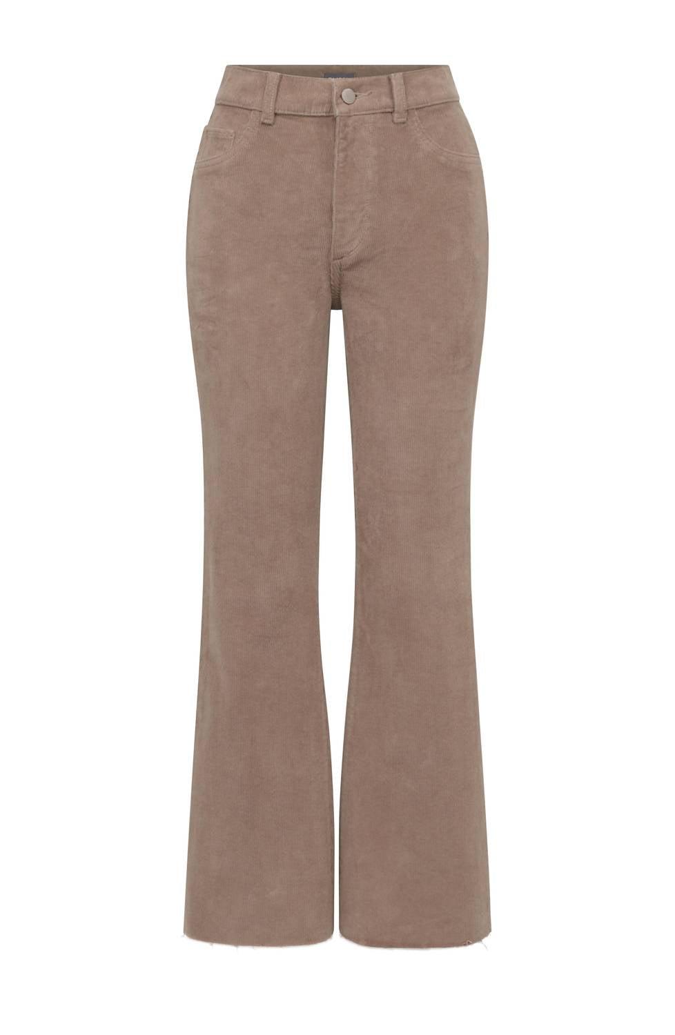 women's bridget boot high rise pants in teddy taupe