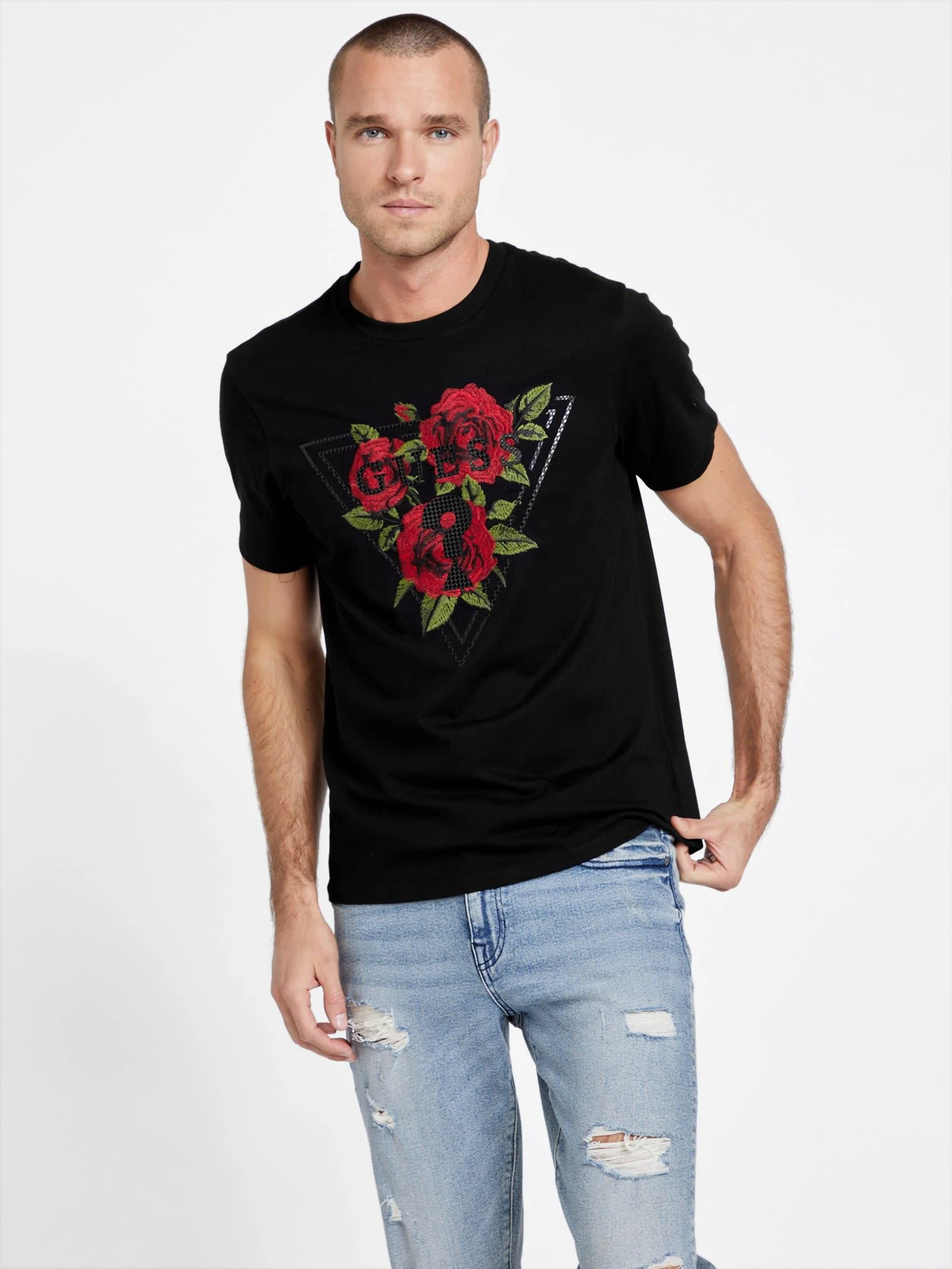 eco jarold rose logo tee