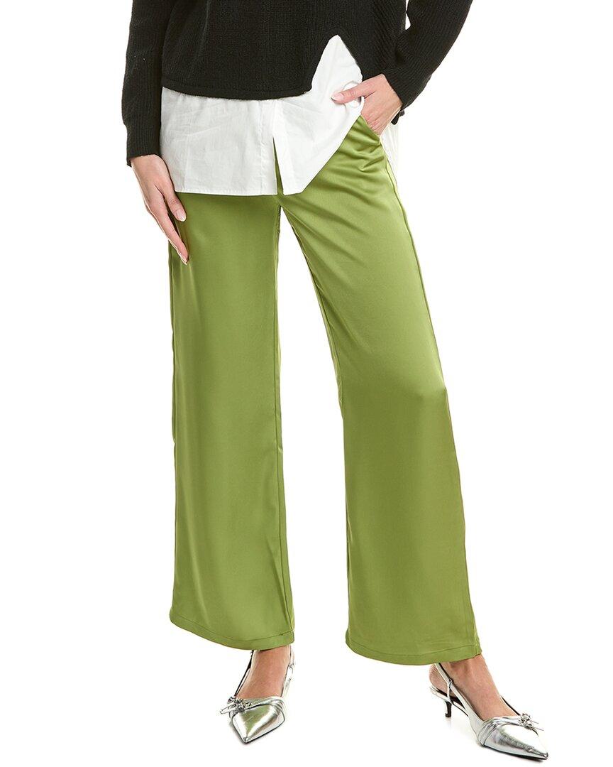 satin wide leg dress pant