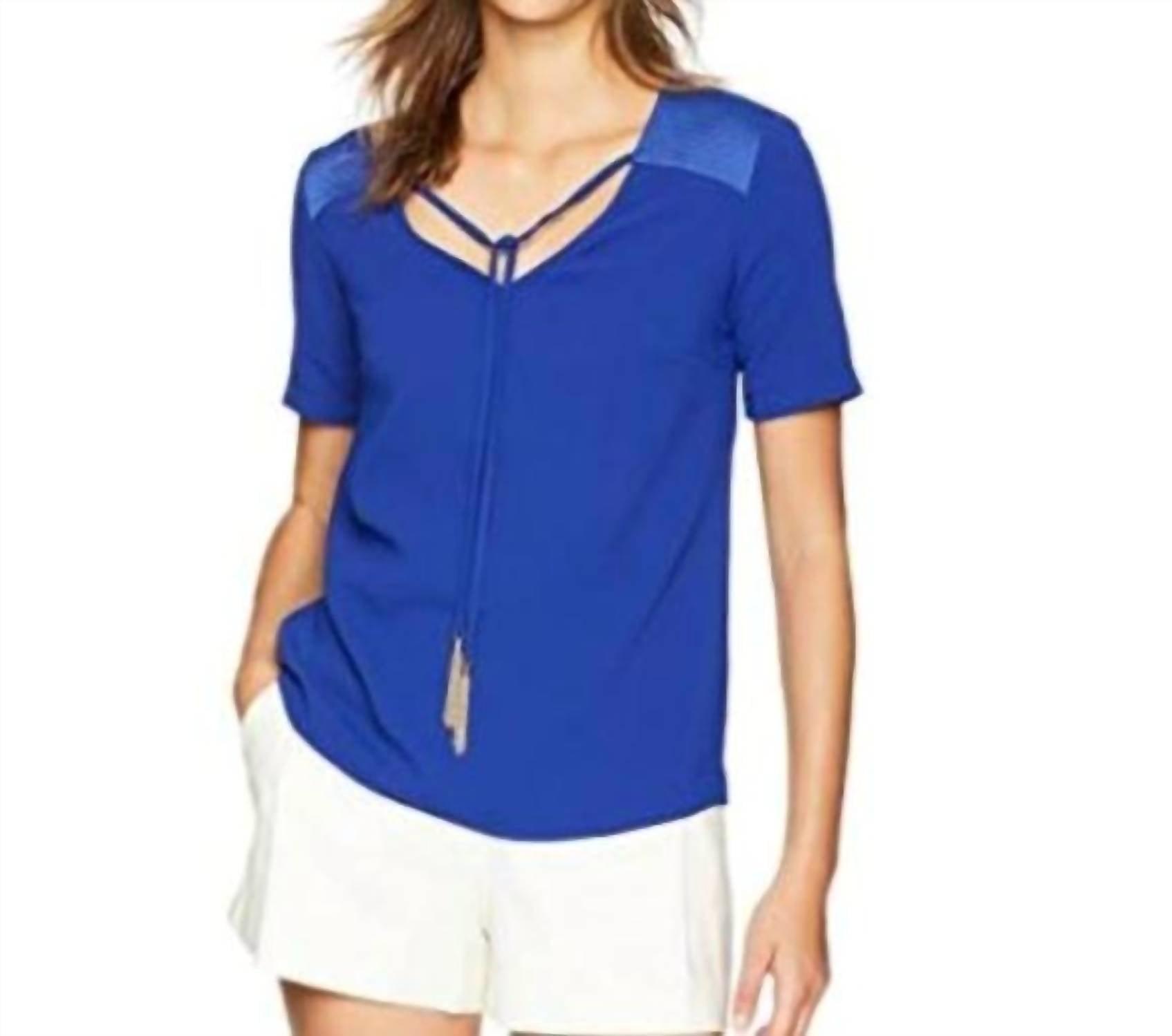 escondido top in blue