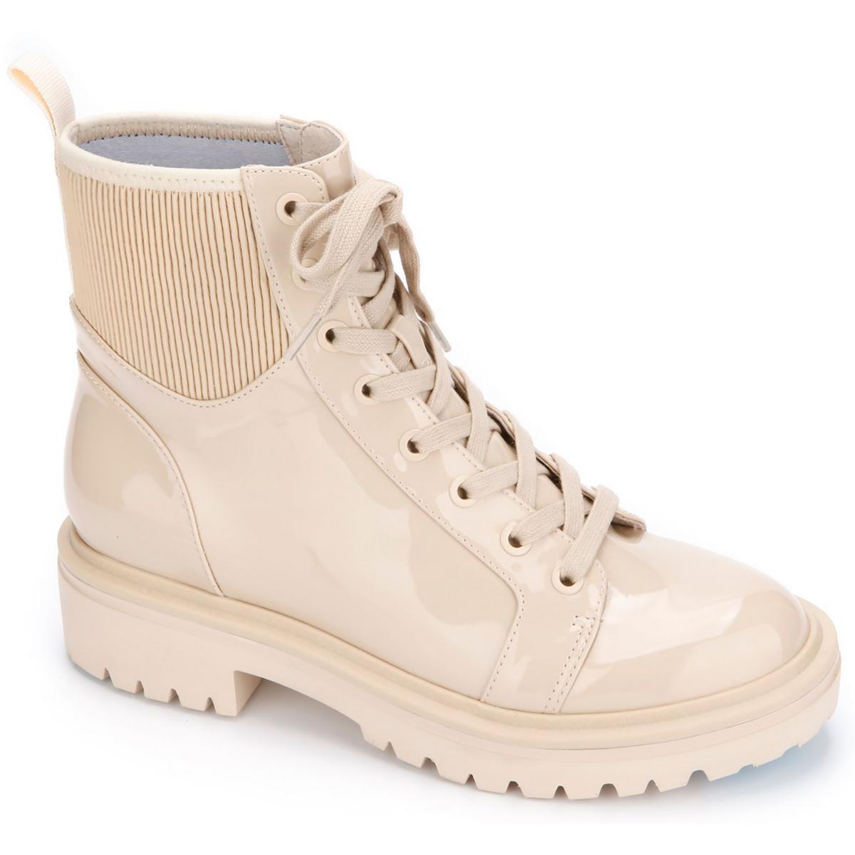 rhode light lace up womens lug sole ankle combat & lace-up boots